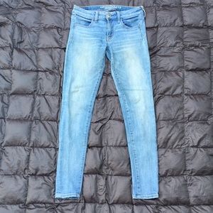 American eagle skiing jeans light wash